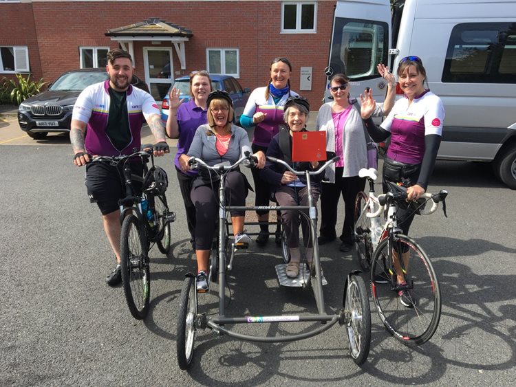 Brook Court sends-off riders on gruelling 800-mile charity bike ride